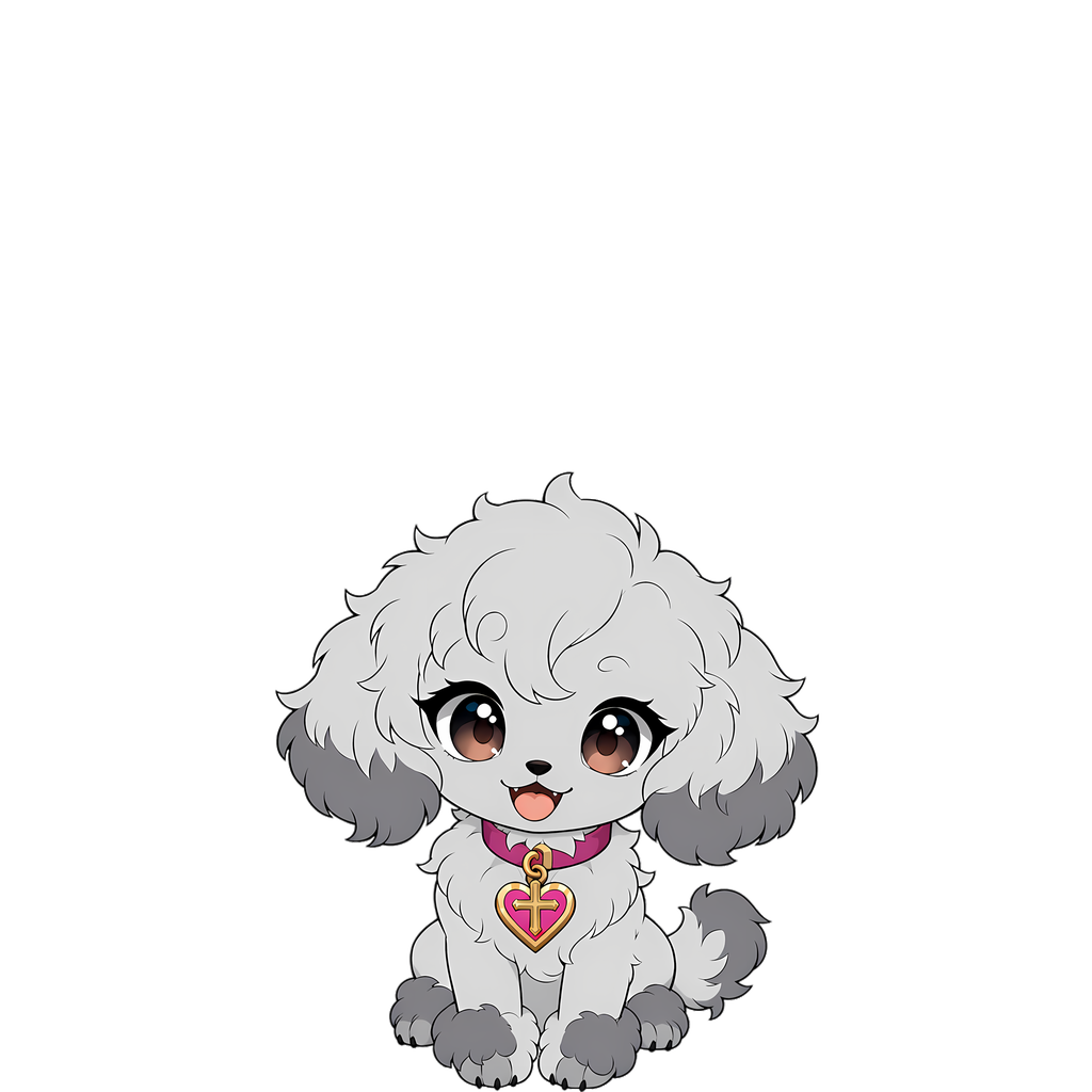 Poodle — Grey
